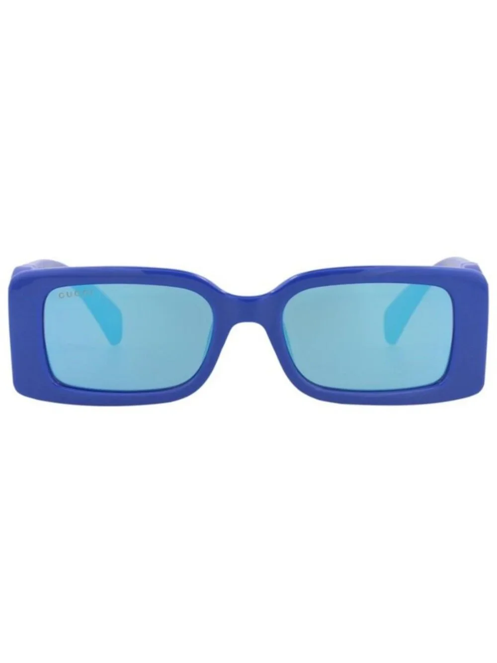 New Gucci Womens Square/Rectangle Blue Blue Blue Fashion Designer Sunglasses
